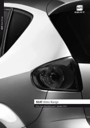 SEAT Altea Range - Huiskes Kokkeler