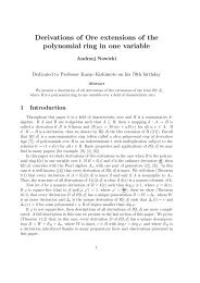 Derivations of Ore extensions of the polynomial ring in one variable