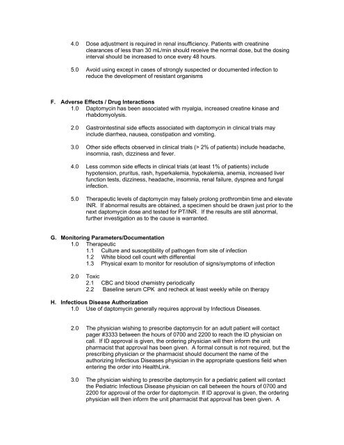 Antimicrobial Use Guidelines (AMUG) version 21 - UW Health