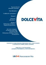 Il presente fascicolo informativo contenente: Nota Informativa ... - Aviva