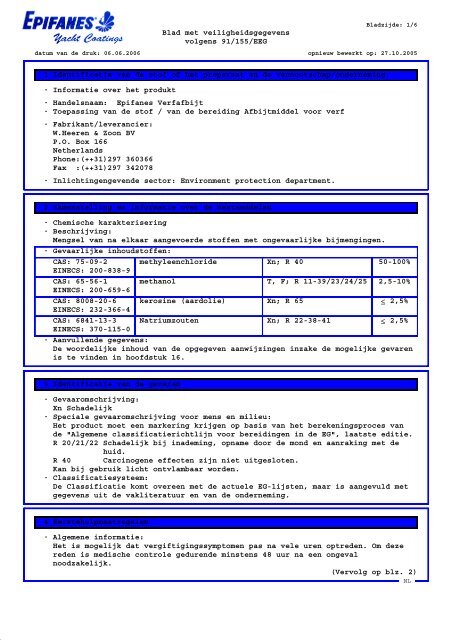 Veiligheidsblad - Epifanes Verfafbijt.pdf - Marinestore