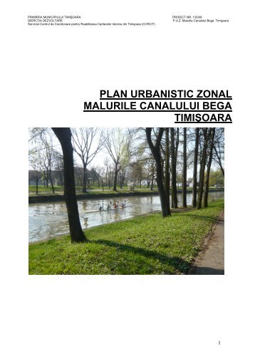 PUZ Malurile Canalului Bega - GTZ