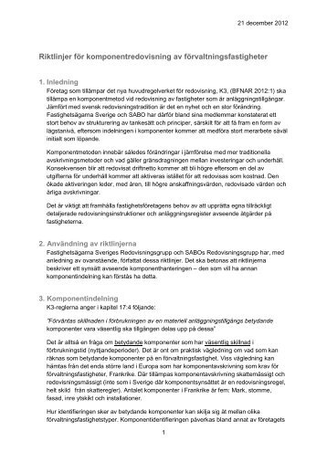 Riktlinjer fÃ¶r komponentredovisning.pdf - Sabo