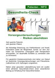 Gesundheits-Check - Laborzentrum Ettlingen