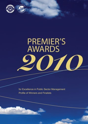 Premiers Awards Profiles 2010 - Public Sector Commission