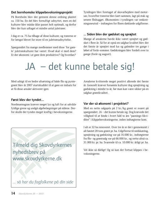 Skovdyrkeren Ãstjylland - Nr. 20 - Juni 2013 - Skovdyrkerforeningen