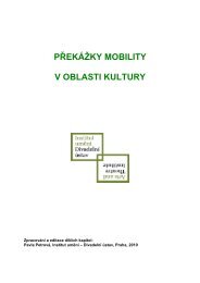 PÅekÃ¡Å¾ky mobility v oblasti kultury - IDU - Institut umÄnÃ­ - Ministerstvo ...