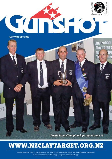 July-August 2010 - New Zealand Clay Target Association