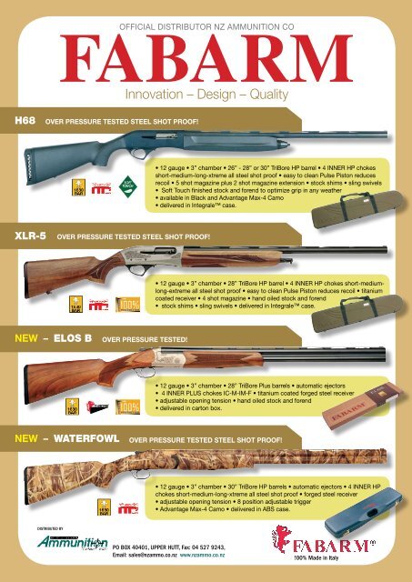 July-August 2010 - New Zealand Clay Target Association