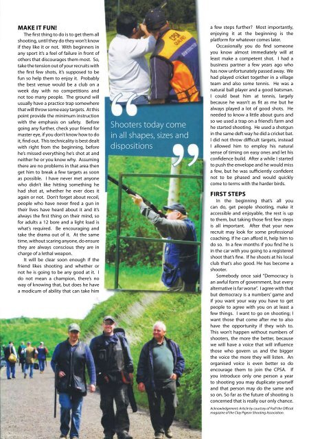 July-August 2010 - New Zealand Clay Target Association