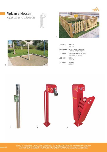 Fences - MOBIPARK SL, Mobiliario Urbano y Parques Infantiles