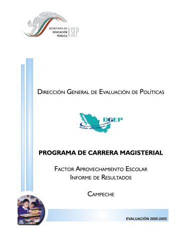 Interpretacion de Resultados de Aprovechamiento Escolar 2005