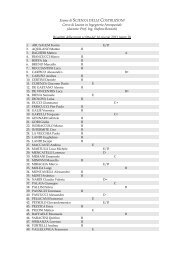 Risultati della prova scritta di SdC (parte II) del 14 giugno