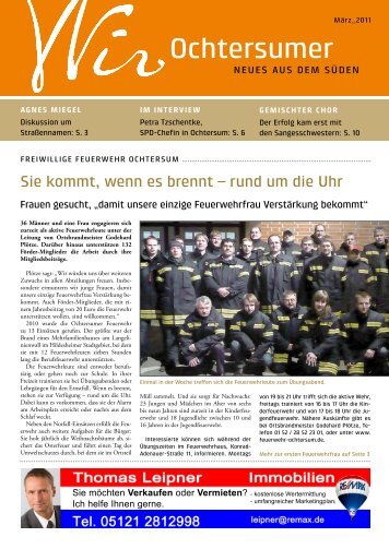 Ausgabe 03/2011 - Wir Ochtersumer