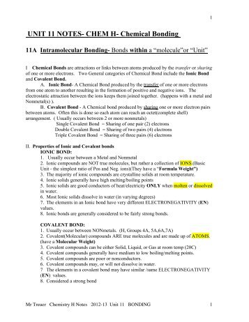 UNIT 11 NOTES H Chem Bond.pdf - Fcserver.nvnet.org