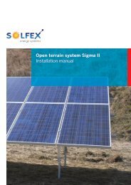 Sigma Il Open terrain system Installation manual - Solfex Ltd