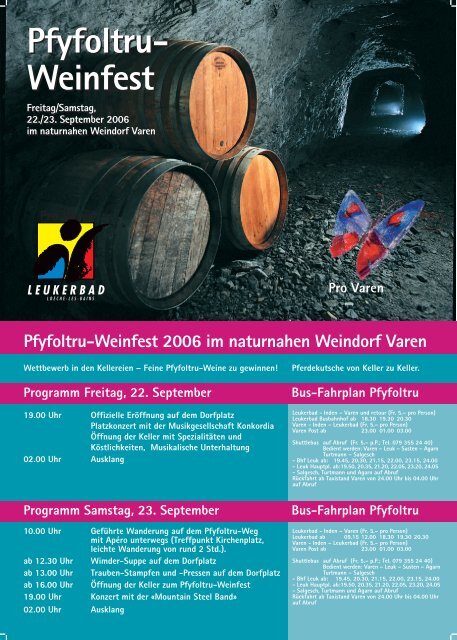 Pfyfoltru- Weinfest Varen