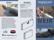 Weir Construction Brochure - Forest and Wildlife Research Center ...