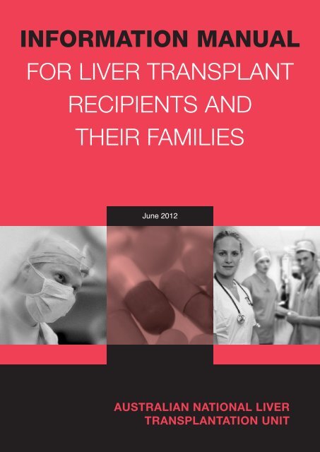 information manual - for liver transplant recipients and their families