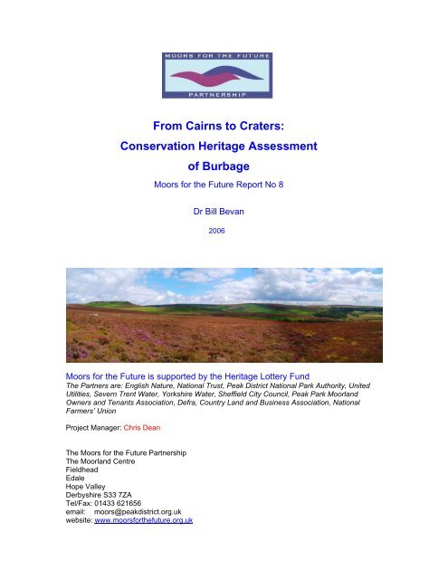 From Cairns to Craters: Conservation Heritage Assessment of ...