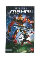 Lego Bionicle 8911 Mahri Toa Jaller - Mes Notices De Jouets