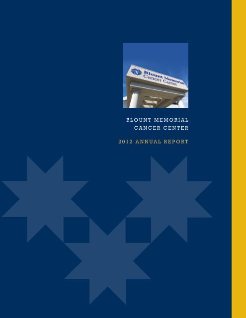 2012 Cancer Center Annual Report - Blount Memorial Hospital