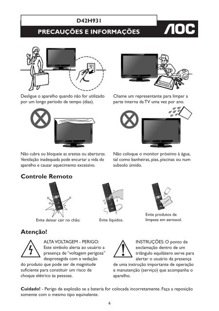 MANUAL DO USUÃƒÂRIO - AOC