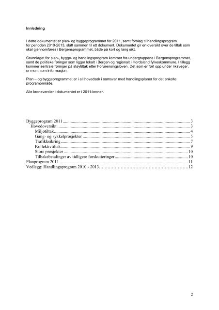 Vedlegg 2: Plan- og byggeprogram 2011 - Hordaland fylkeskommune