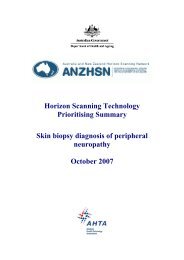 Skin biopsy diagnosis of peripheral neuropathy - the Australia and ...