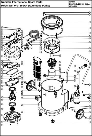 Numatic International Spare Parts Model No - AbeJan Online Catalog