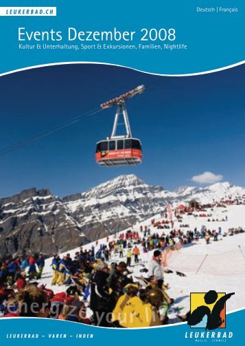 energize your life - Leukerbad Tourismus