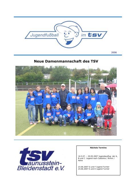Neue Damenmannschaft des TSV - TSV Bleidenstadt