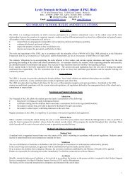 Secondary School Rules and Regulations - LycÃ©e FranÃ§ais Kuala ...