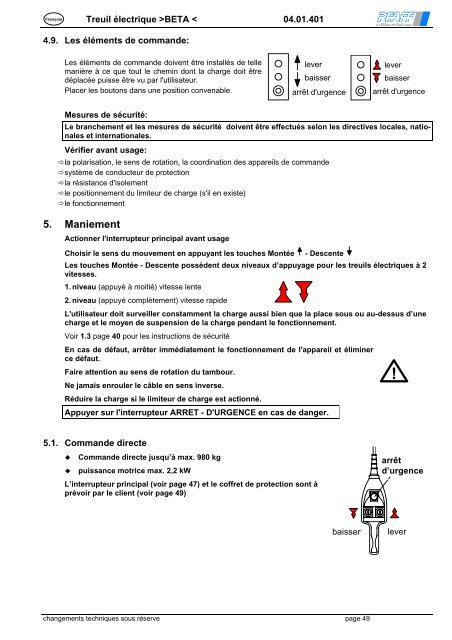 Bedienungsanleitung BETA PROLINE - Hebetechnik Ges.m.b.H.