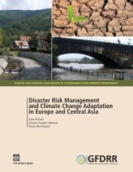 Disaster Risk Management and Climate Change ... - GFDRR