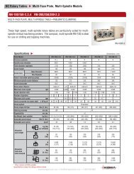 NC Rotary Tables Multi-Face Plate, Multi-Spindle Models RN-100 ...