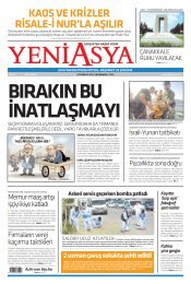 kaos ve krizler risale-i nur'la aÅÄ±lÄ±r - Yeni Asya