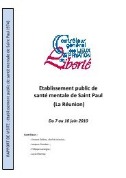 Rapport de visite de l'Ã©tablissement public de santÃ© mentale (EPSM ...