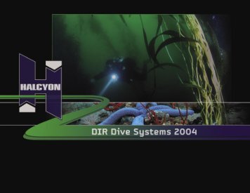 Halcyon DIR Dive Systems - Agentmike Productions