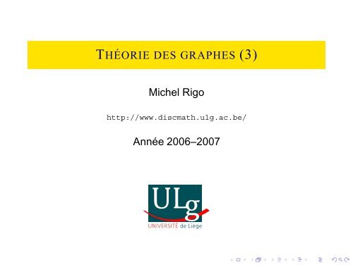 Théorie des graphes (3)