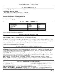 MSDS Formula #2 - Stratitec