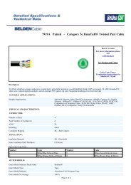 7919A Paired - Category 5e DataTuffÂ® Twisted Pair Cable