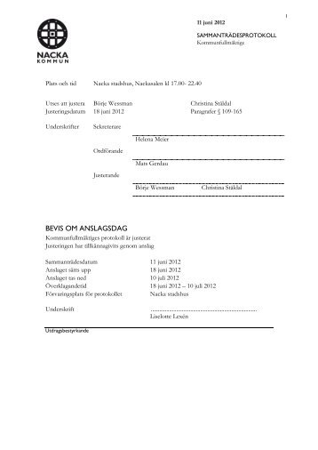 00 Protokoll KF 2012-06-11 - Nacka kommun