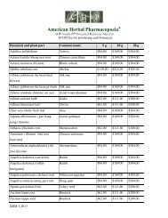 AHP-BRM list_5_2013.pdf - American Herbal Pharmacopoeia