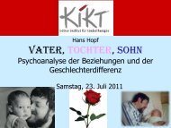 Vortrag Vater, Tochter, Sohn - KIKT