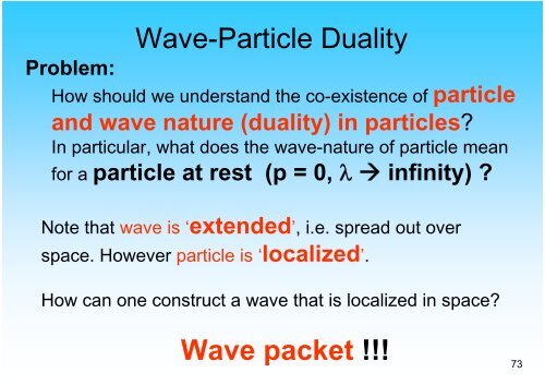 Atomic Model and Wave-Particle Duality