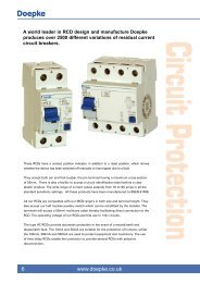 Residual Current Devices - Doepke UK Ltd