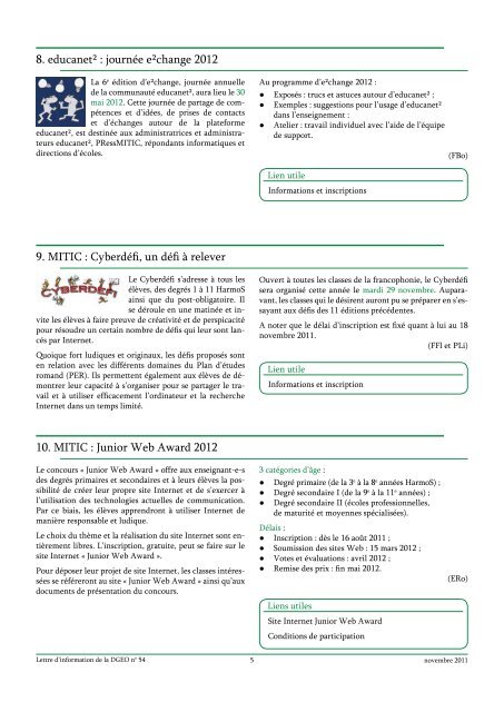 Sommaire Editorial - Telechargement.vd.ch - Canton de Vaud