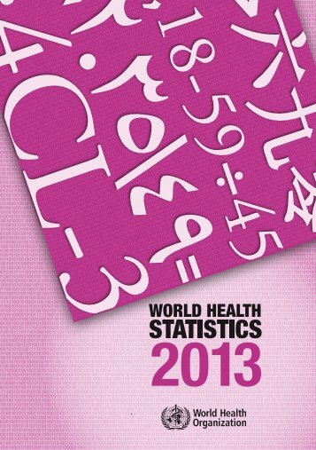 WORLD HEALTH STATISTICS 2013 - SELA