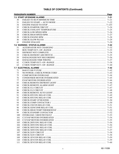 vector 1800 mt - Sunbelt Transport Refrigeration